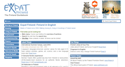 Desktop Screenshot of expat-finland.com