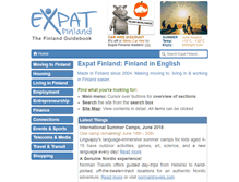 Tablet Screenshot of expat-finland.com